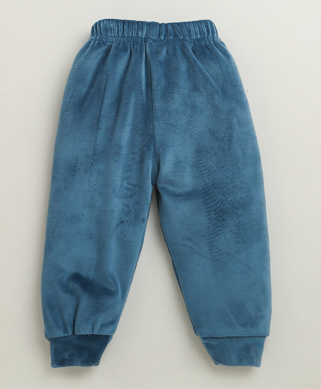 Bumzee Teal Blue Embroidered Winter Set, Full Sleeves