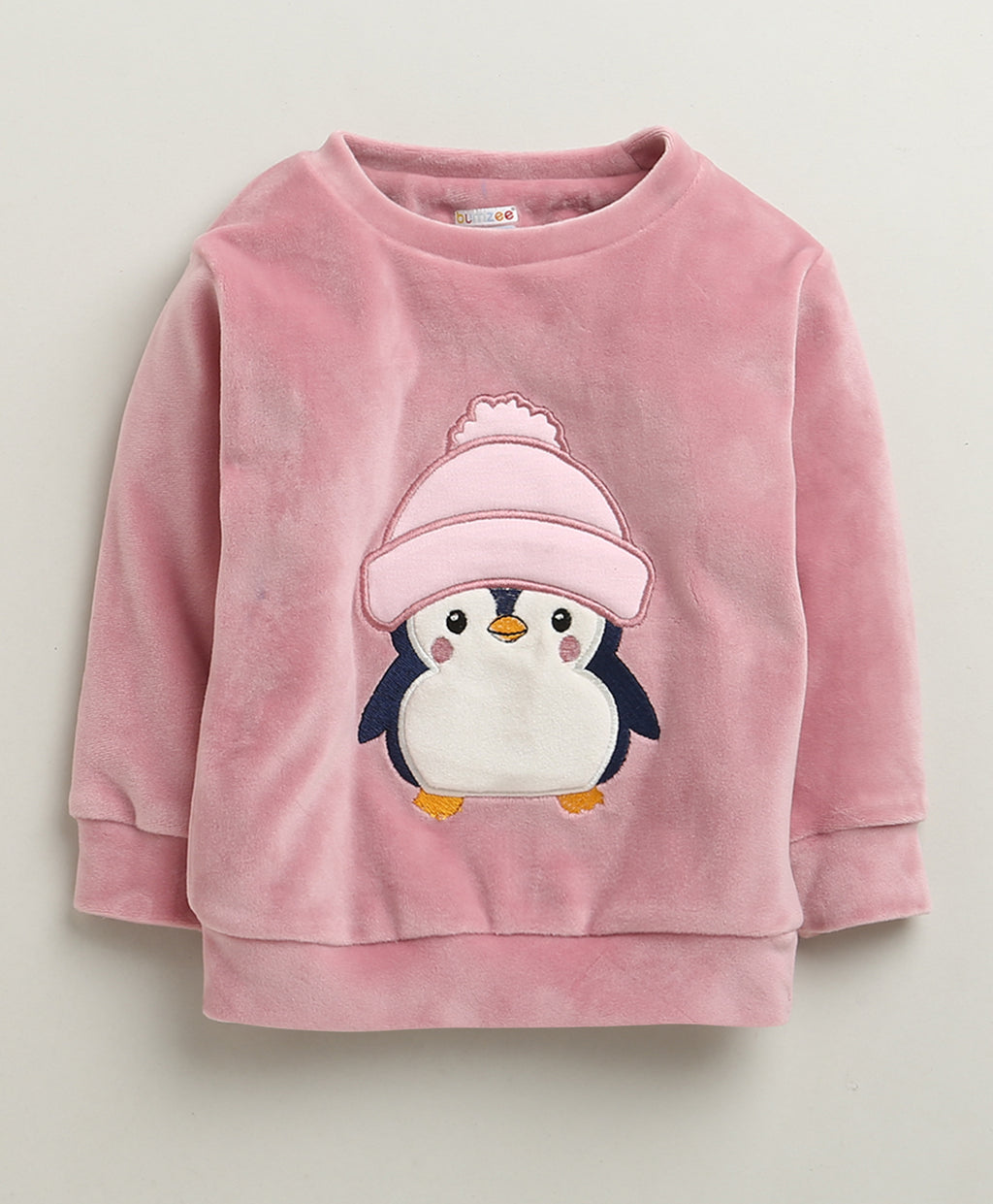 Bumzee Onian Pink Embroidered Winter Set, Full Sleeves