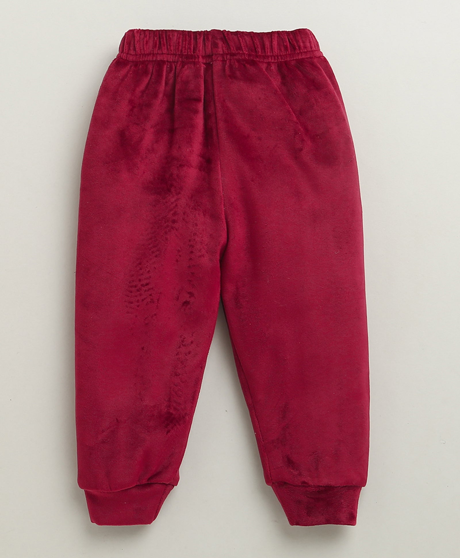 Boys Polyester Animal Winter Set - Maroon