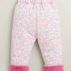 Pink & White Girls Full Sleeves Cotton Blend Winter Wear Set