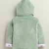 Green & White Boys Full Sleeves Cotton Blend Winter Wear Set