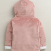 Peach Girls Full Sleeves Cotton Blend Winter Wear Set
