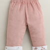 Peach Girls Full Sleeves Cotton Blend Winter Wear Set