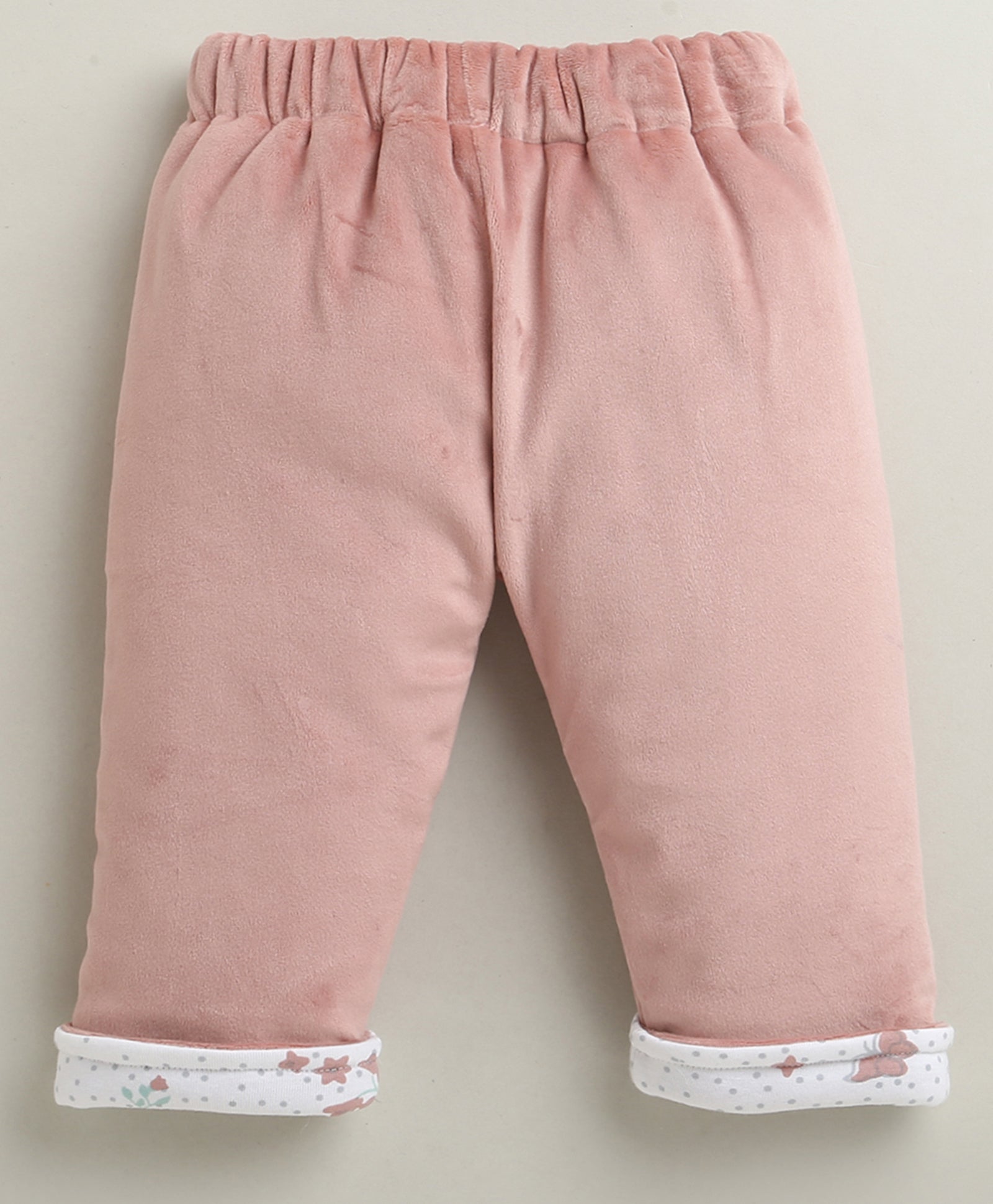 Peach Girls Full Sleeves Cotton Blend Winter Wear Set