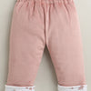 Peach Girls Full Sleeves Cotton Blend Winter Wear Set