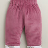 Mauve Girls Full Sleeves Cotton Blend Winter Wear Set
