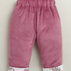 Mauve Girls Full Sleeves Cotton Blend Winter Wear Set