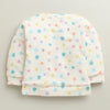 Cream Girls Full Sleeves Poly Blend Winter Wear Set