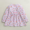 Lavender Girls Full Sleeves Poly Blend Frock / Dress