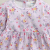 Lavender Girls Full Sleeves Poly Blend Frock / Dress