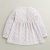 Mint Green Girls Full Sleeves Poly Blend Frock / Dress