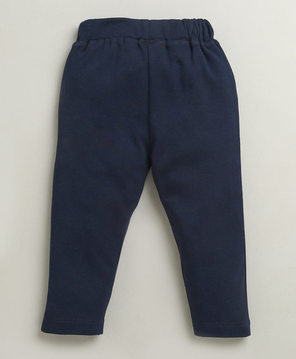 Bumzee Navy & White Graphic Print Formal Set, Full Sleeves, 100% Cotton, with Waistcoat (Style Peb10773)