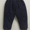 Navy & Beige Boys Full Sleeves Cotton Blend Winter Set