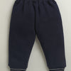 Navy & Beige Boys Full Sleeves Cotton Blend Winter Set
