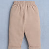 BUMZEE Black & Beige Boys Full Sleeves Shirt Waistcoat & Pant Set With Applique Bow
