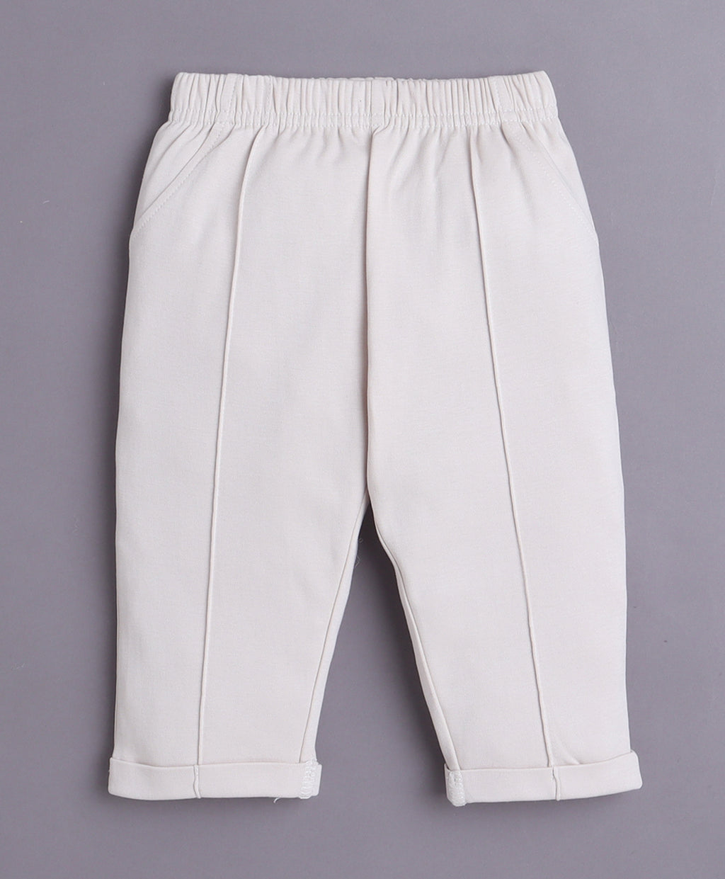 Bumzee Beige & Green Formal Set, Full Sleeves, 100% Cotton