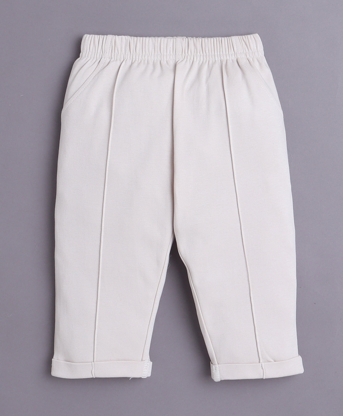 Bumzee Beige & Green Formal Set, Full Sleeves, 100% Cotton