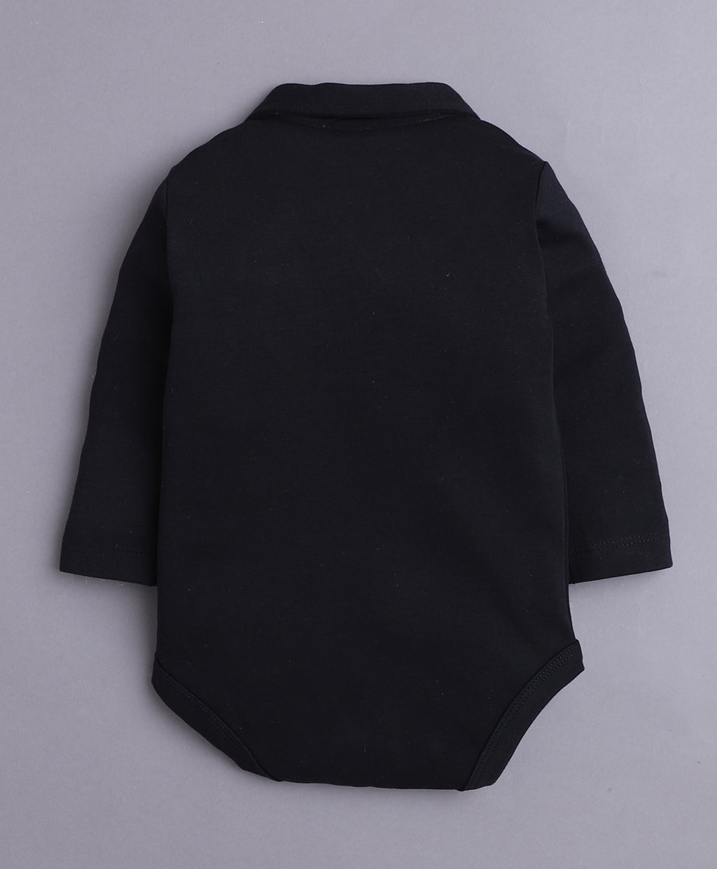 Bumzee Khaki & Black Bodysuit Set, Full Sleeves, 100% Cotton