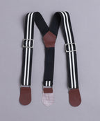 Bumzee Khaki & Black Bodysuit Set, Full Sleeves, 100% Cotton