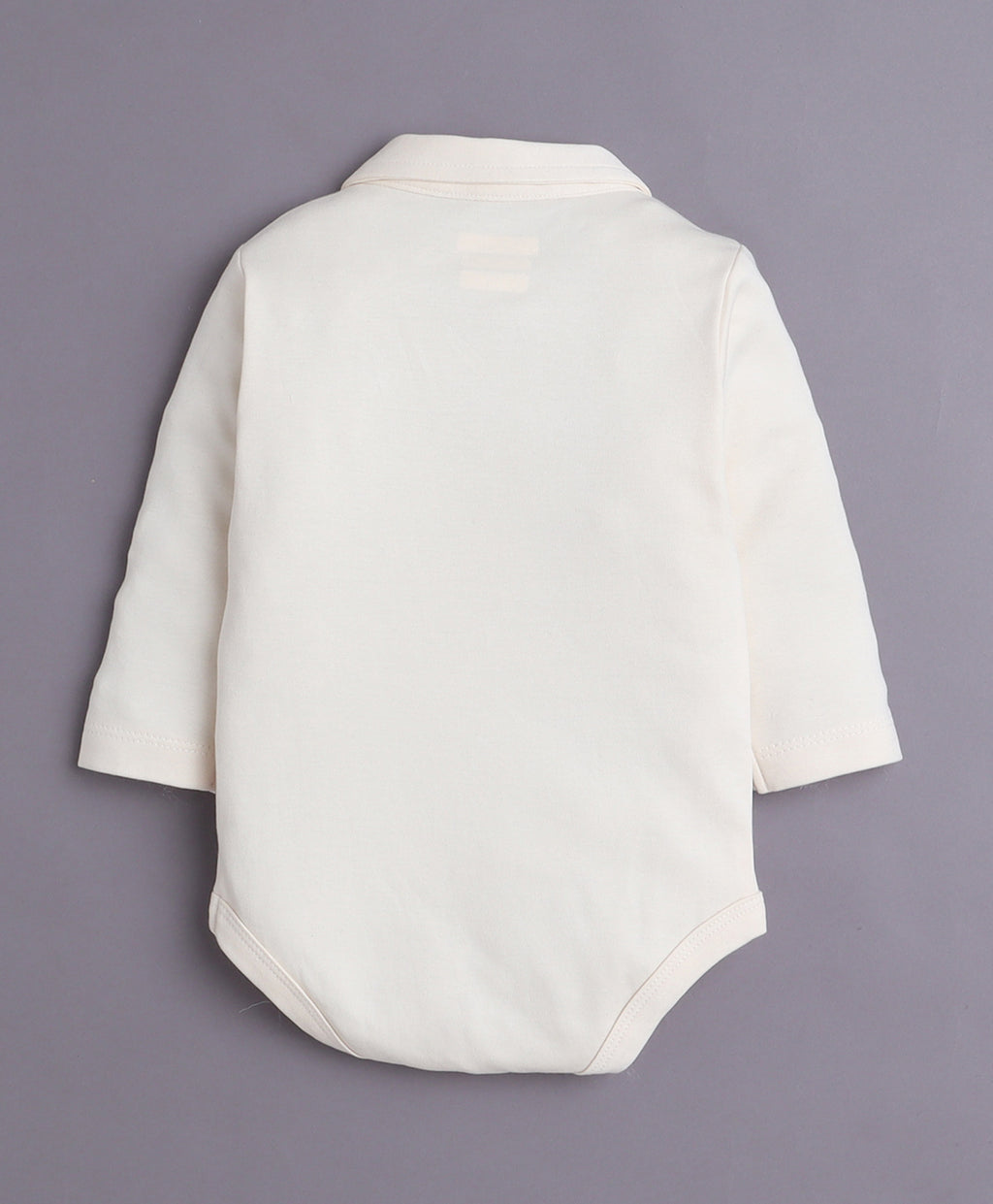 Bumzee Brown & Cream Bodysuit Set, Full Sleeves, 100% Cotton