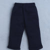 Lavender & Navy Boys Full Sleeves Bodysuit Pant Set With Suspender & Cap
