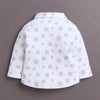 BUMZEE Green & White Boys Full Sleeves Shirt Pant Set With Suspender & Cap