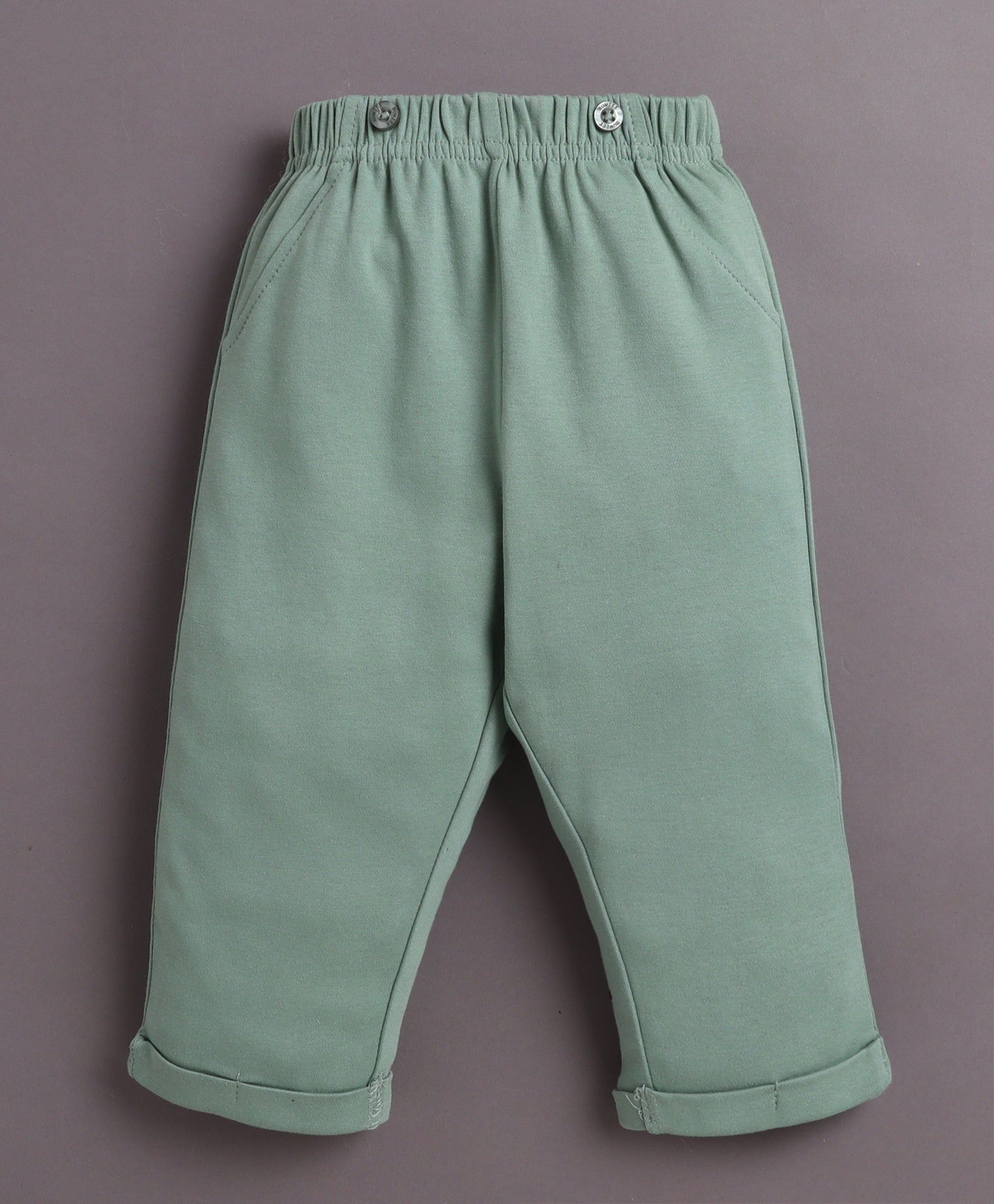 BUMZEE Green & White Boys Full Sleeves Shirt Pant Set With Suspender & Cap