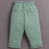 BUMZEE Green & White Boys Full Sleeves Shirt Pant Set With Suspender & Cap