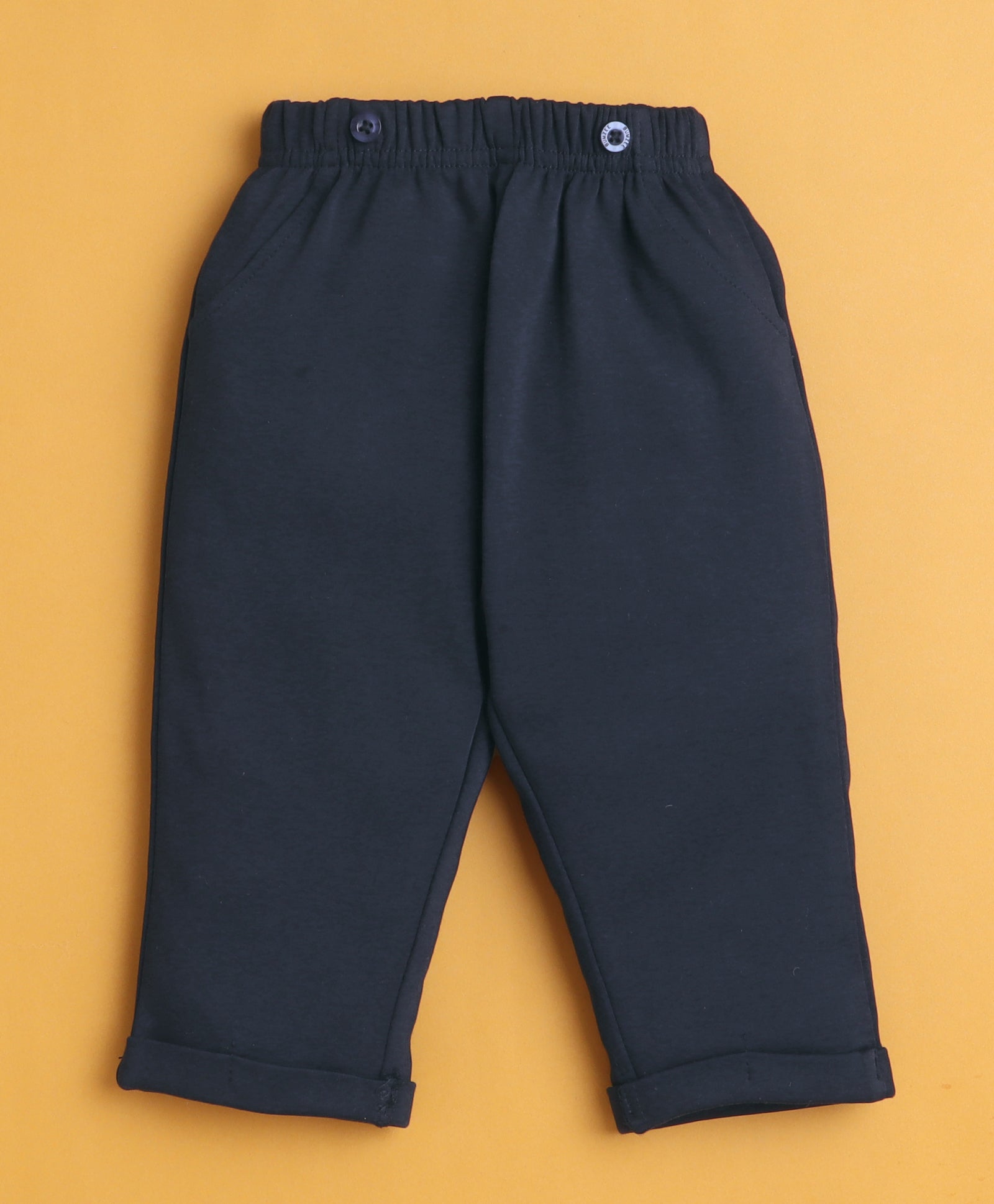BUMZEE Navy & Sky Blue Boys Full Sleeves Shirt Pant Set With Suspender & Cap