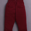 BUMZEE Maroon & Pink Boys Full Sleeves Shirt Pant Set With Suspender & Cap