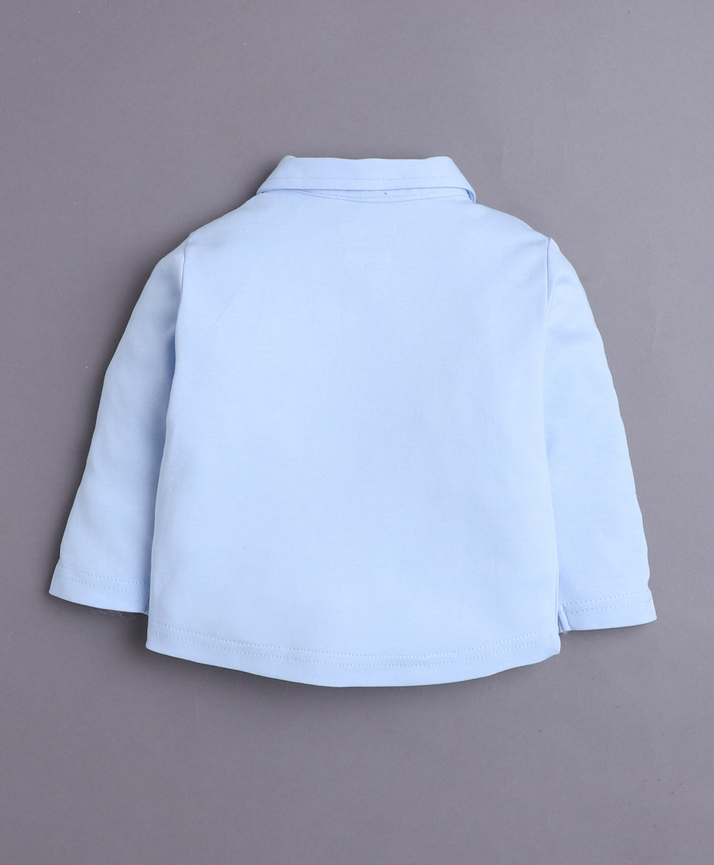 Bumzee Pink & Powder Blue Formal Set, Full Sleeves, 100% Cotton