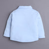 BUMZEE Pink & Powder Blue Boys Full Sleeves Shirt Pant Set With Suspender & Cap