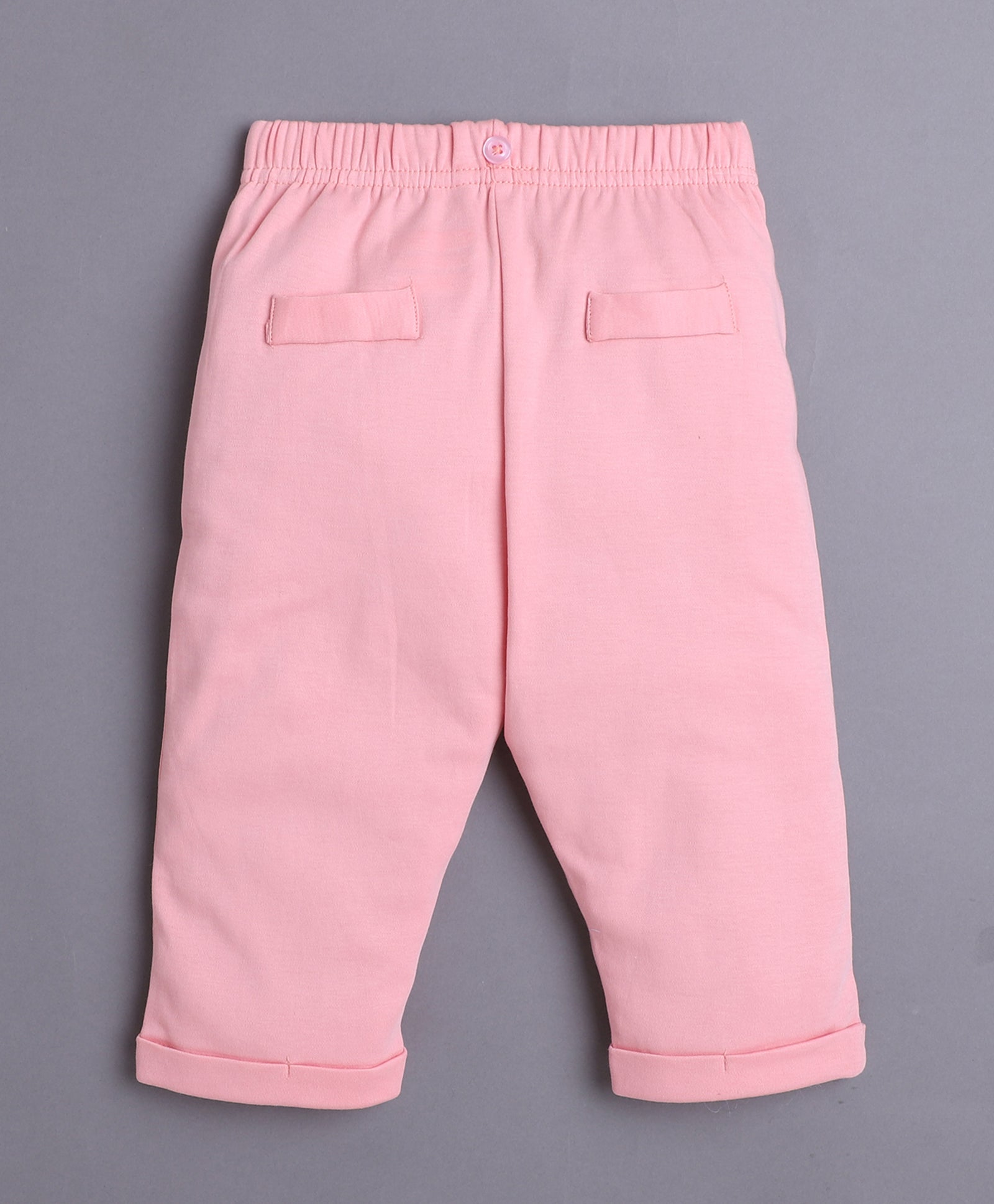 BUMZEE Pink & Powder Blue Boys Full Sleeves Shirt Pant Set With Suspender & Cap