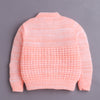 Orange Baby Boys Full Sleeves Acrylic Blend Sweater With Cap & Socks