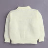 Yellow Baby Girls Full Sleeves Acrylic Blend Sweater With Cap & Socks