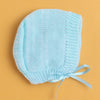 Aqua Blue Baby Boys Full Sleeves Acrylic Blend Sweater With Cap & Socks