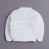 Yellow Baby Girls Full Sleeves Acrylic Blend Sweater With Cap & Socks