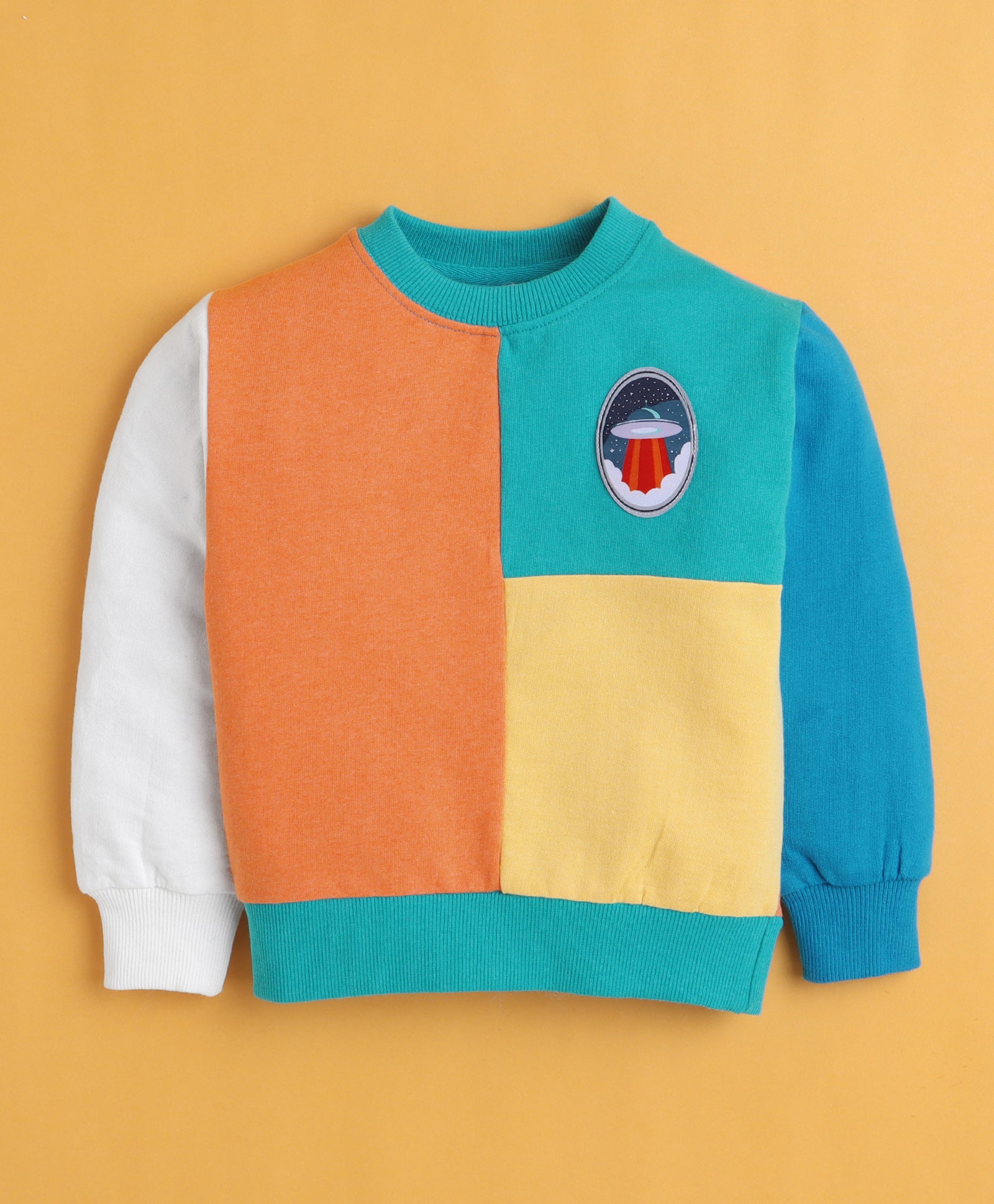 Multi Boys Full Sleeves Cotton Sweatshirt