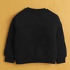 Black Boys Full Sleeves Cotton Sweatshirt