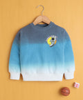 Bumzee Multi Colourblock Sweatshirt, Full Sleeves, Cotton Blend (Style Peb10852)