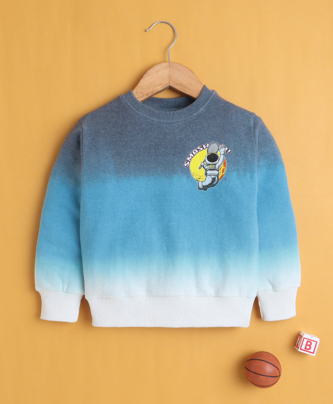 Multi Boys Full Sleeves Cotton Sweatshirt