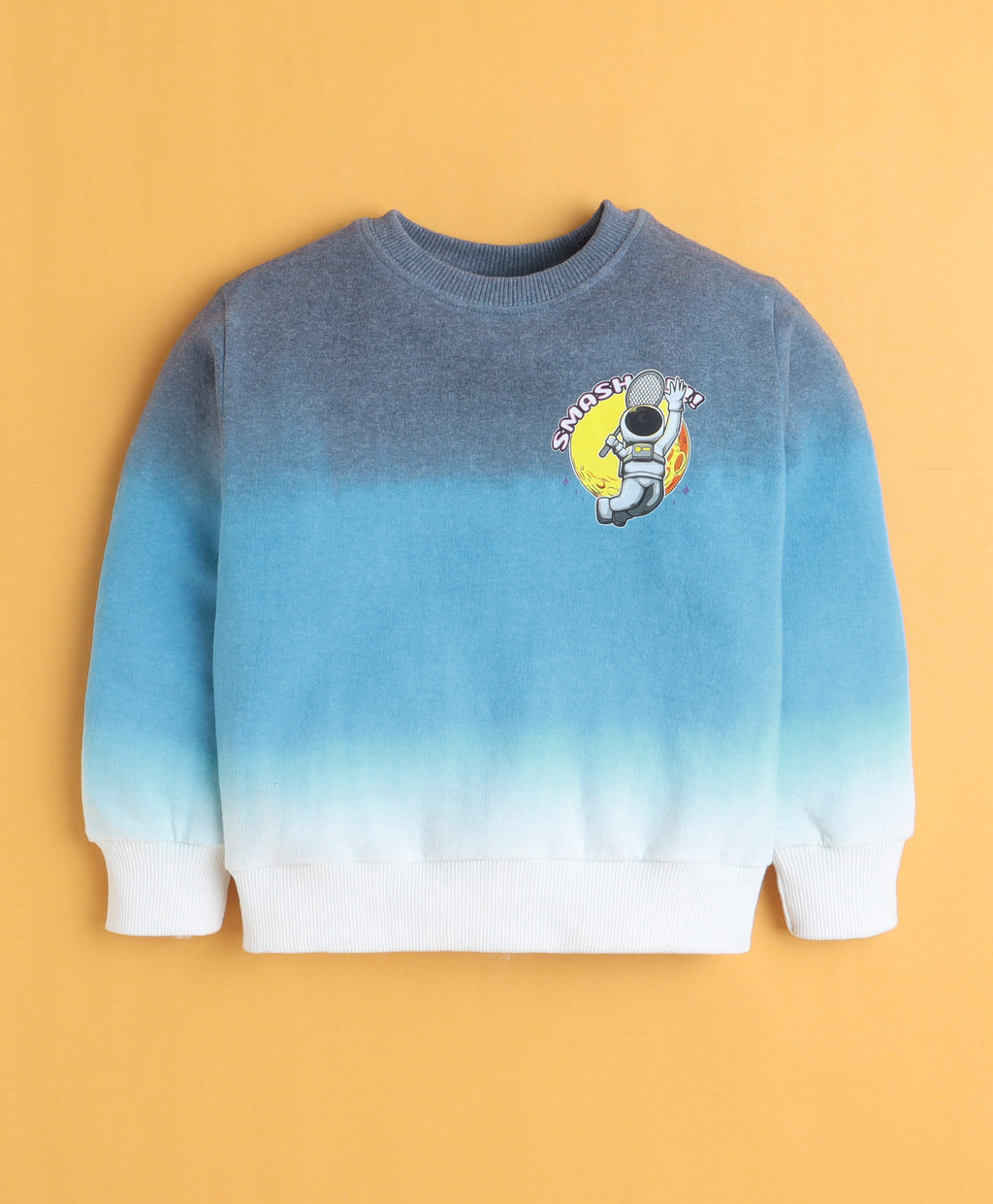 Bumzee Multi Colourblock Sweatshirt, Full Sleeves, Cotton Blend (Style Peb10852)