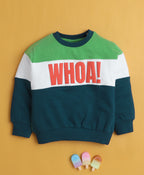 Bumzee Multi Cut & Sew Sweatshirt, Full Sleeves, Cotton Blend (Style Peb10856)