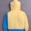 Yellow Boys Full Sleeves Cotton Hooded Sweatshirt
