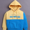 Yellow Boys Full Sleeves Cotton Hooded Sweatshirt
