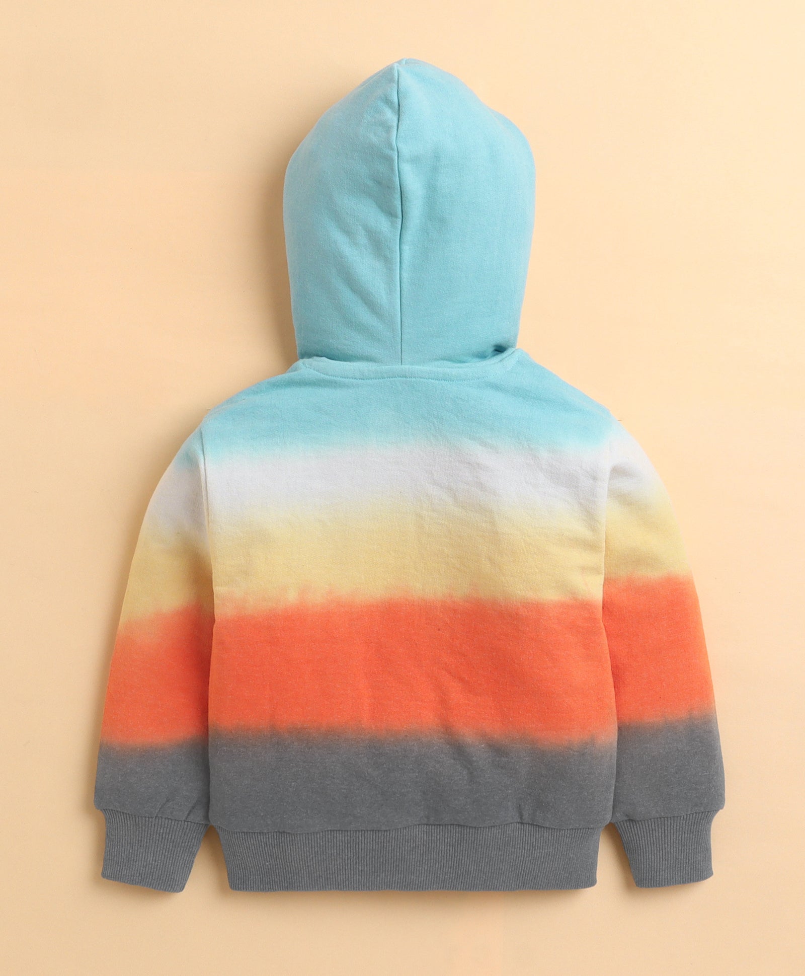 Multi Boys Full Sleeves Cotton Hooded Sweatshirt