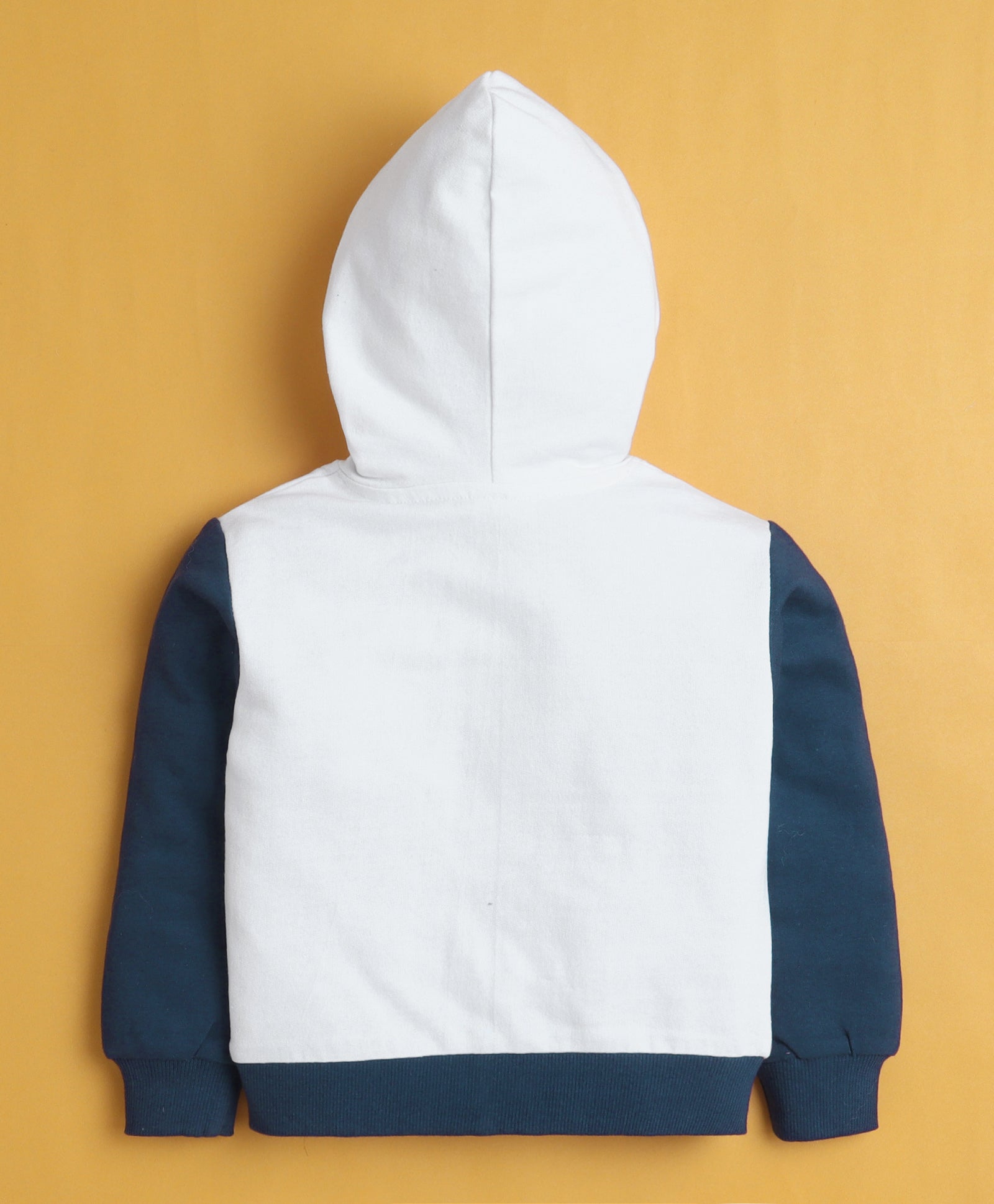 Multi Boys Full Sleeves Cotton Hooded Zipper Sweatshirt