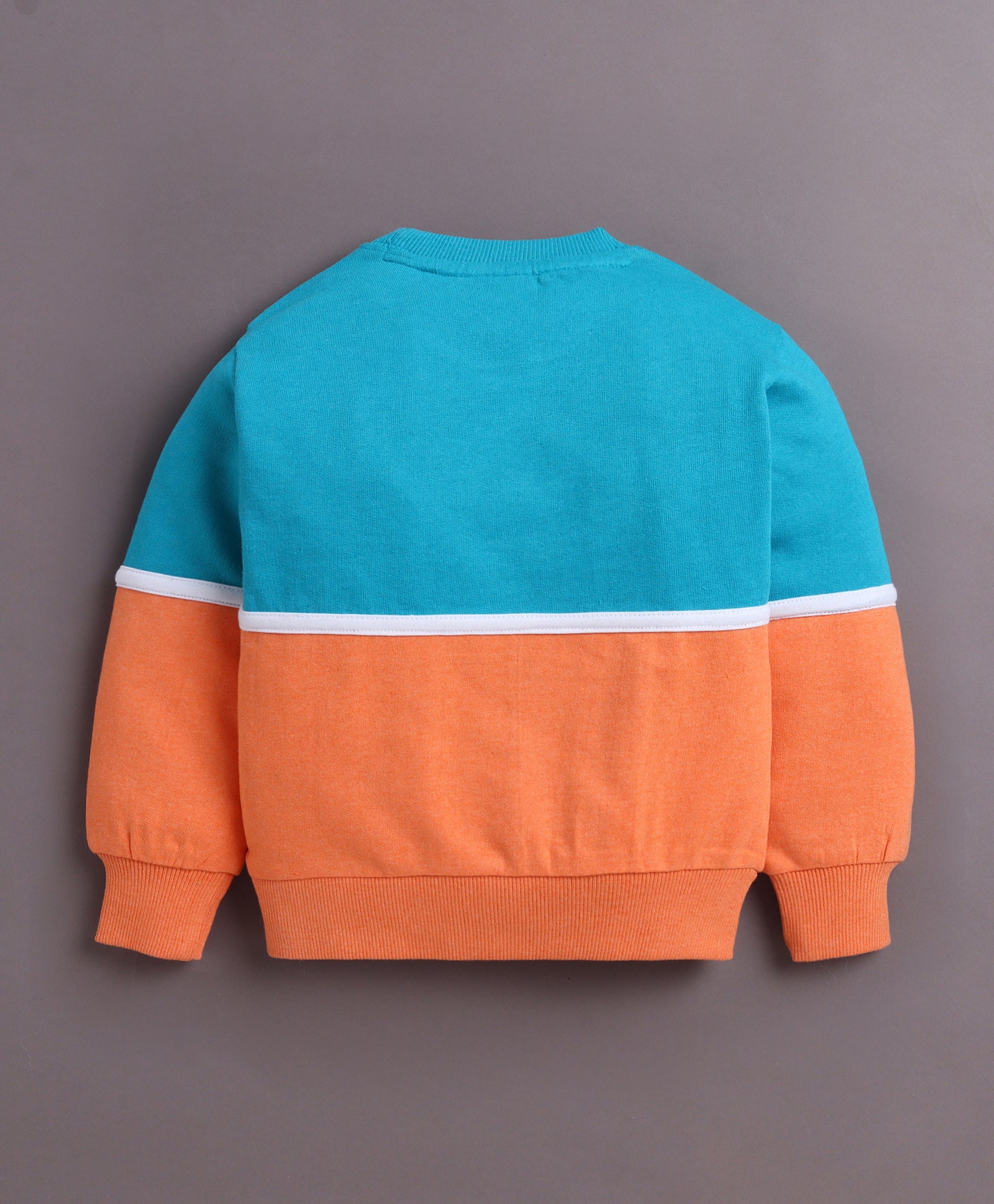 Blue Girls Full Sleeves Cotton Sweatshirt