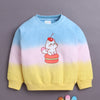 Multi Girls Full Sleeves Cotton Sweatshirt