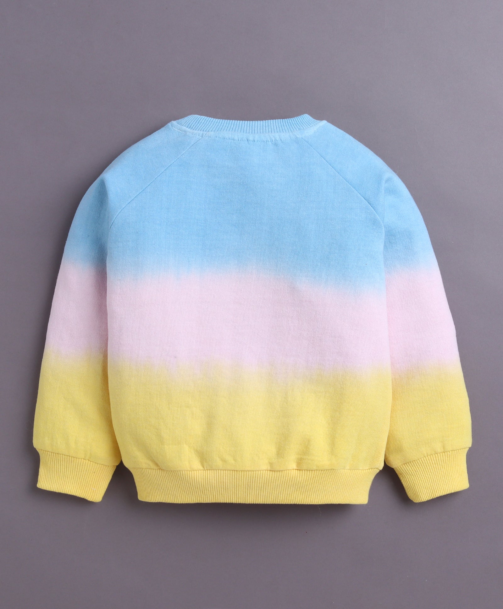Multi Girls Full Sleeves Cotton Sweatshirt